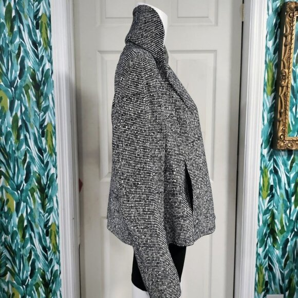 Escada Tweed Long Sleeve Collared Single Breasted Office Work Blazer Gray 44 - Picture 8 of 16